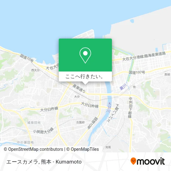 エースカメラ地図