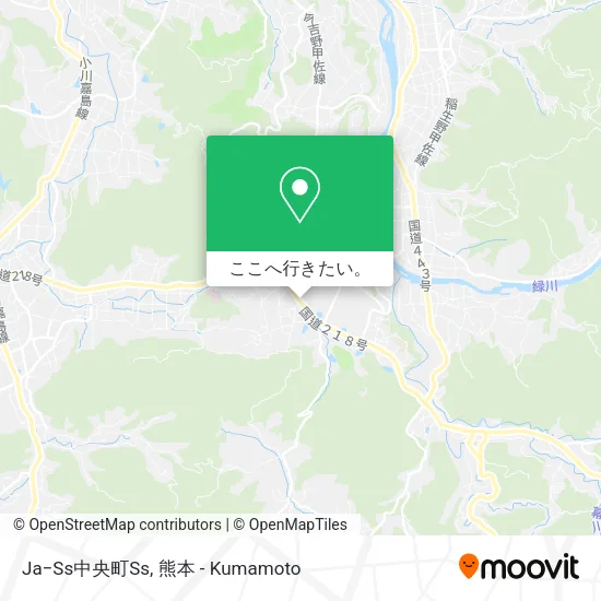 Ja−Ss中央町Ss地図