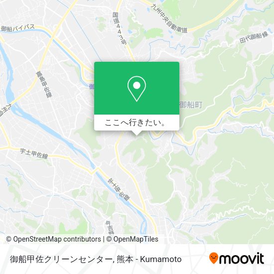 御船甲佐クリーンセンター地図