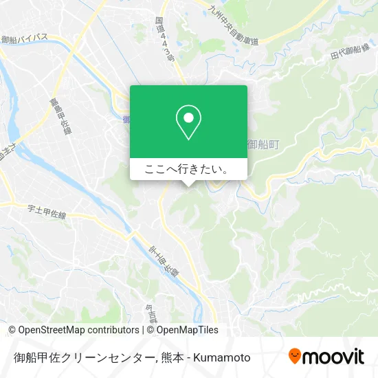 御船甲佐クリーンセンター地図