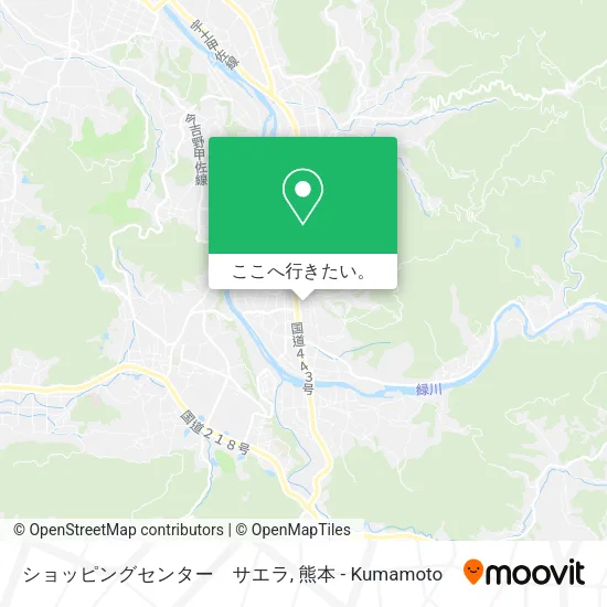 ショッピングセンター　サエラ地図