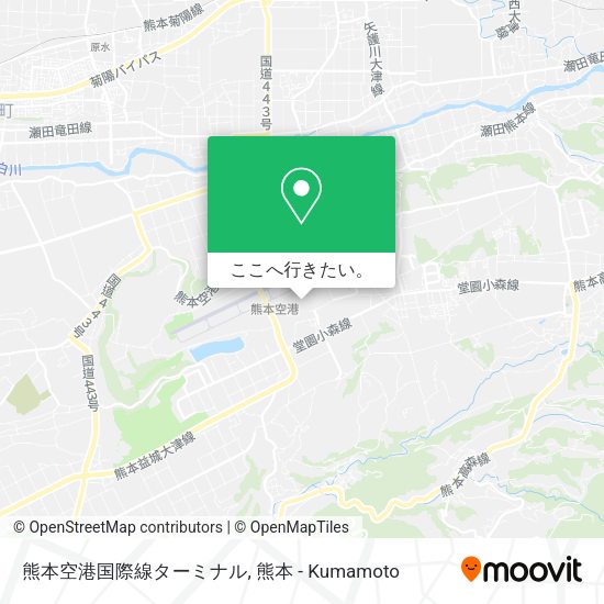 熊本空港国際線ターミナル地図