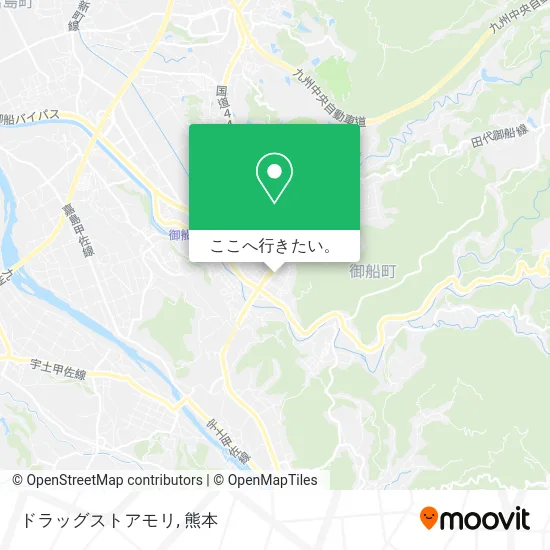 ドラッグストアモリ地図