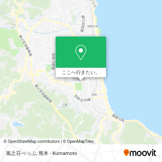 風之荘べっぷ地図