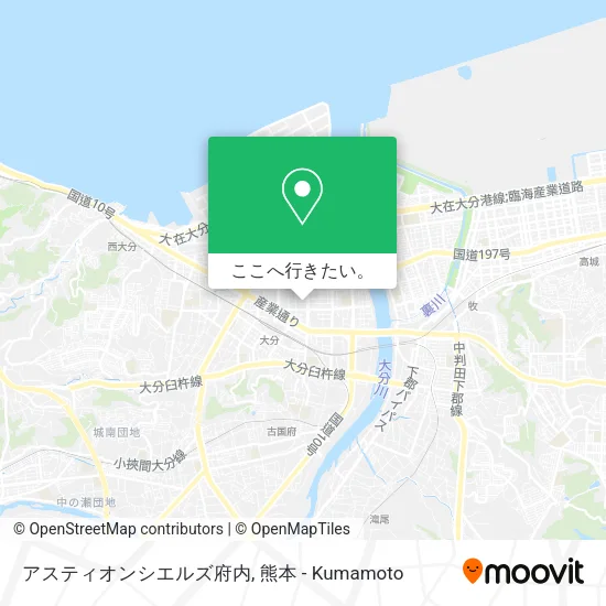 アスティオンシエルズ府内地図