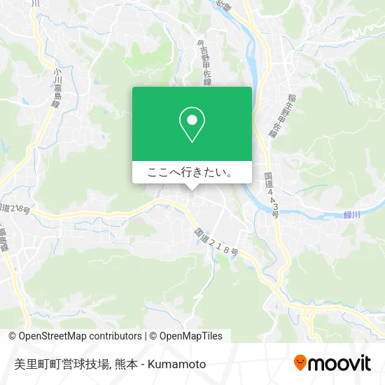 美里町町営球技場地図
