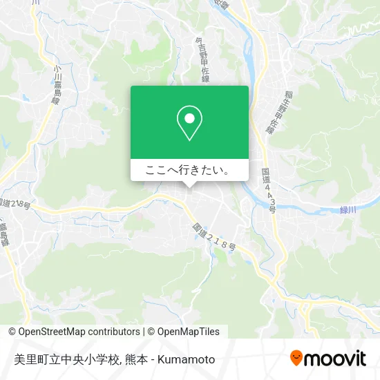 美里町立中央小学校地図