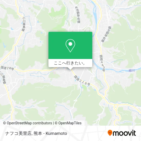 ナフコ美里店地図