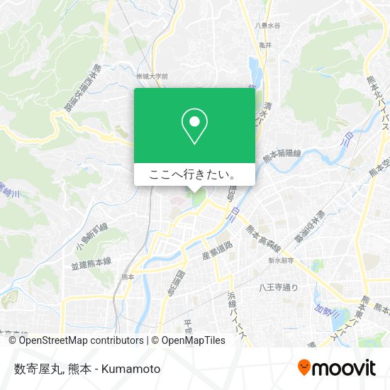 数寄屋丸地図