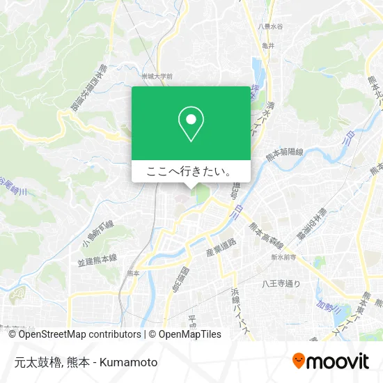 元太鼓櫓地図