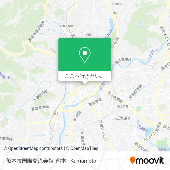 熊本市国際交流会館地図