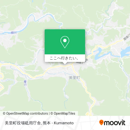 美里町役場砥用庁舎地図