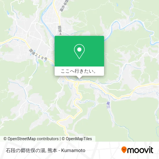 石段の郷佐俣の湯地図