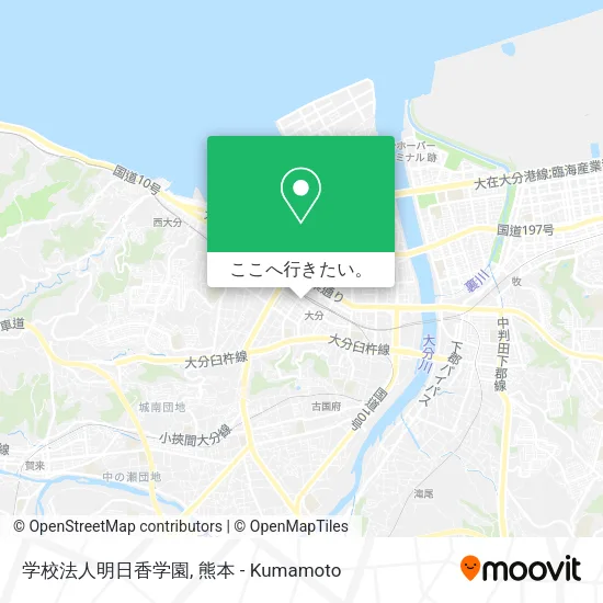 学校法人明日香学園地図