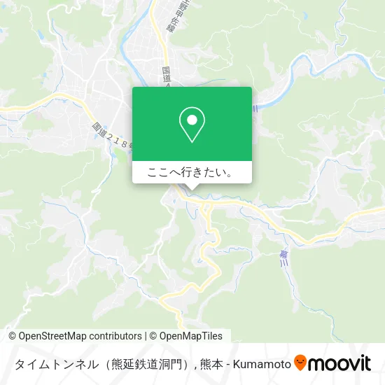 タイムトンネル（熊延鉄道洞門）地図