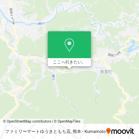 ファミリーマートゆうきともち店地図