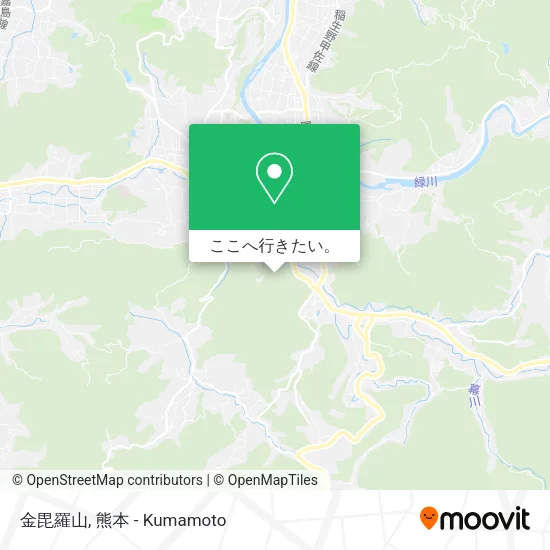 金毘羅山地図