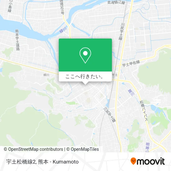 宇土松橋線2地図