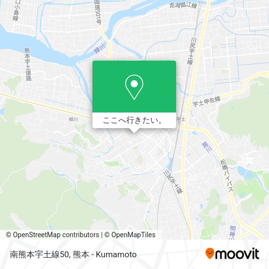 南熊本宇土線50地図