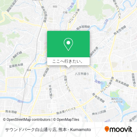 サウンドパーク白山通り店地図