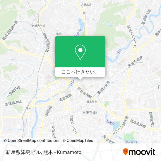 新屋敷添島ビル地図