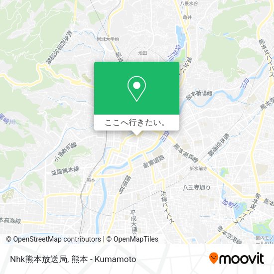 Nhk熊本放送局地図