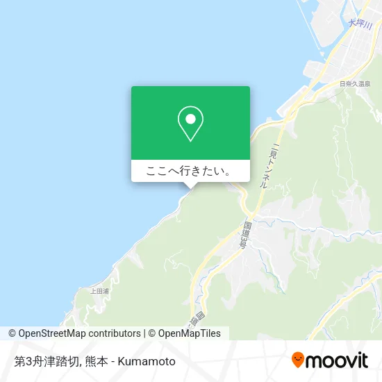 第3舟津踏切地図