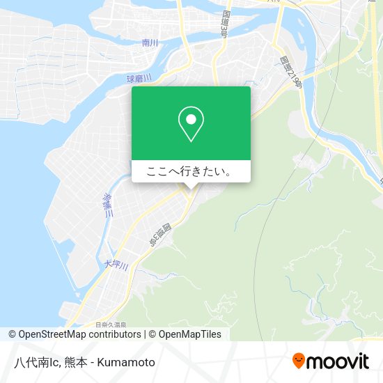 八代南Ic地図