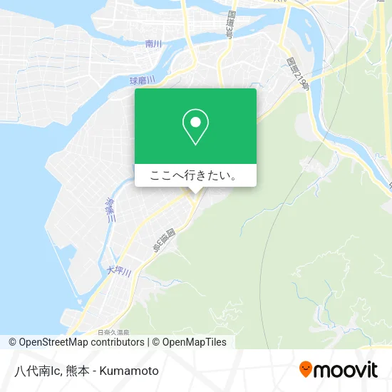 八代南Ic地図