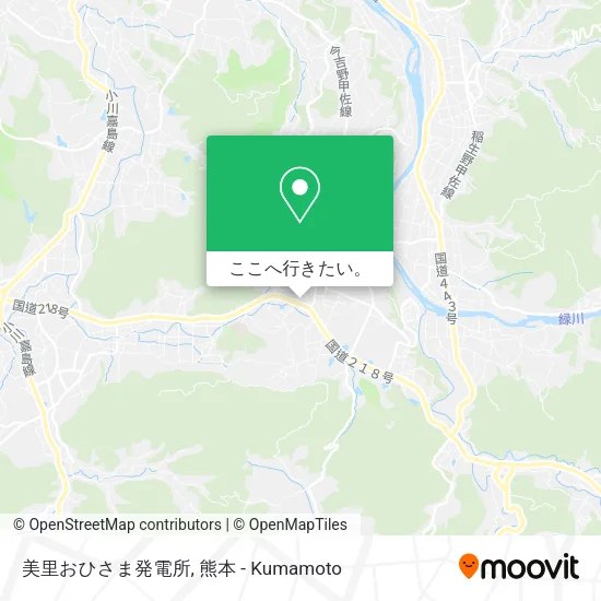 美里おひさま発電所地図