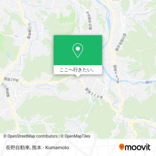 長野自動車地図