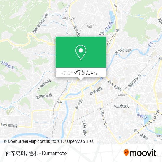 西辛島町地図
