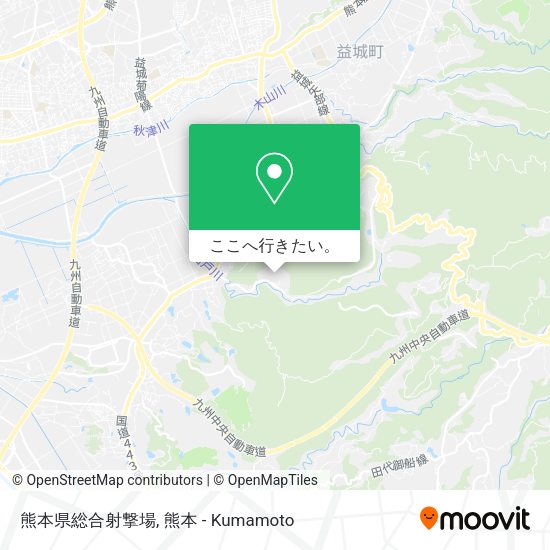 熊本県総合射撃場地図