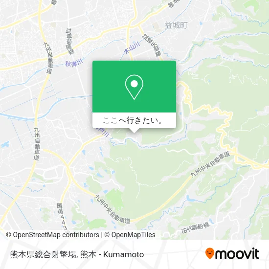 熊本県総合射撃場地図