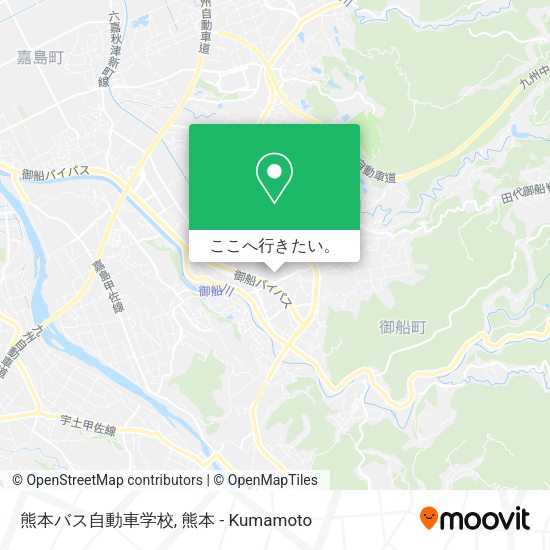 熊本バス自動車学校地図