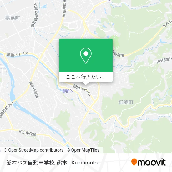 熊本バス自動車学校地図