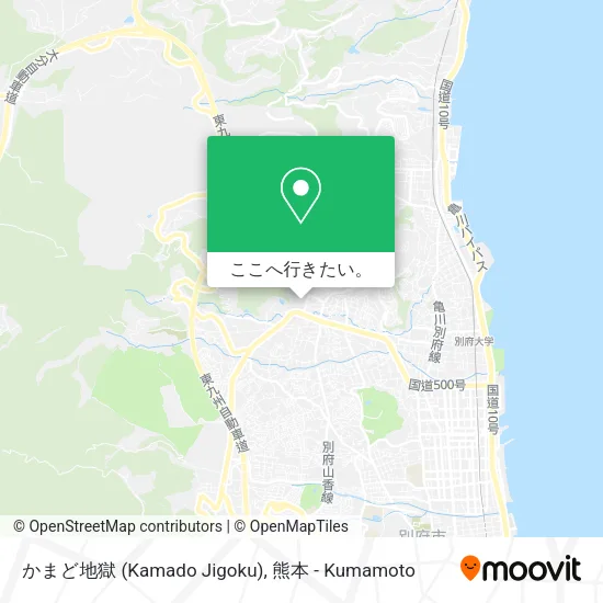 かまど地獄 (Kamado Jigoku)地図