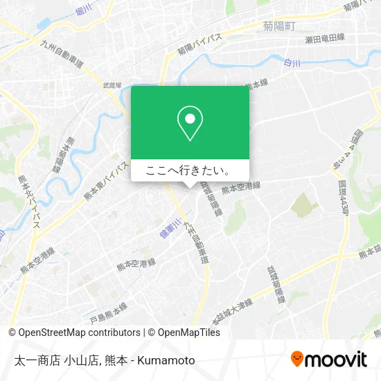太一商店 小山店地図