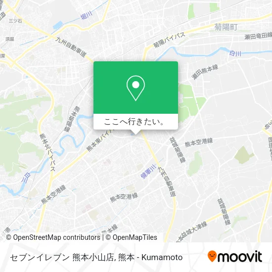 セブンイレブン 熊本小山店地図
