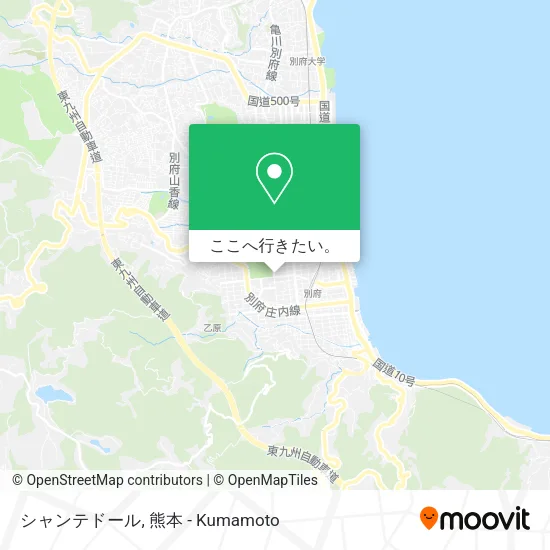 シャンテドール地図