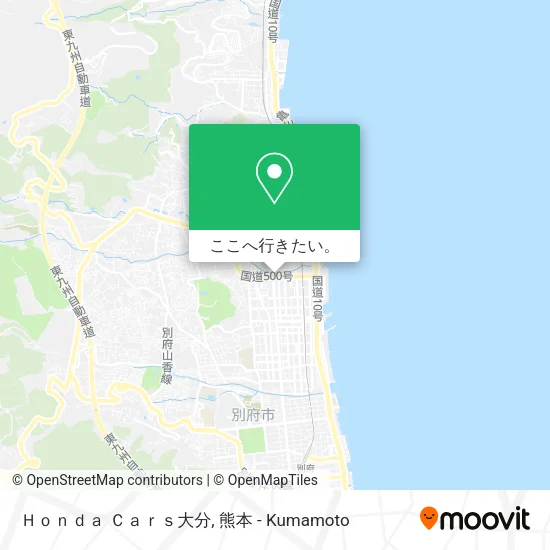 Ｈｏｎｄａ Ｃａｒｓ大分地図