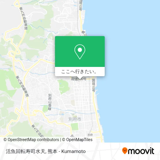 活魚回転寿司水天地図