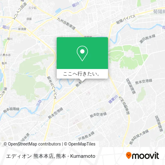 エディオン 熊本本店地図
