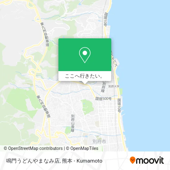 鳴門うどんやまなみ店地図