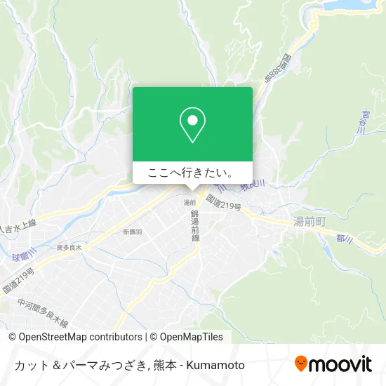 カット＆パーマみつざき地図