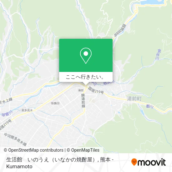 生活館　いのうえ（いなかの焼酎屋）地図