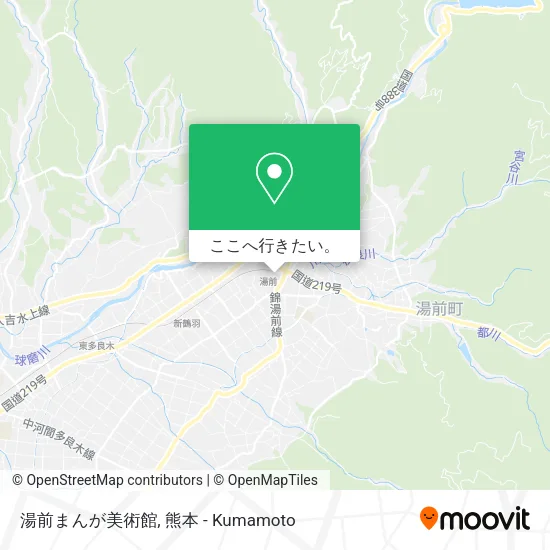 湯前まんが美術館地図