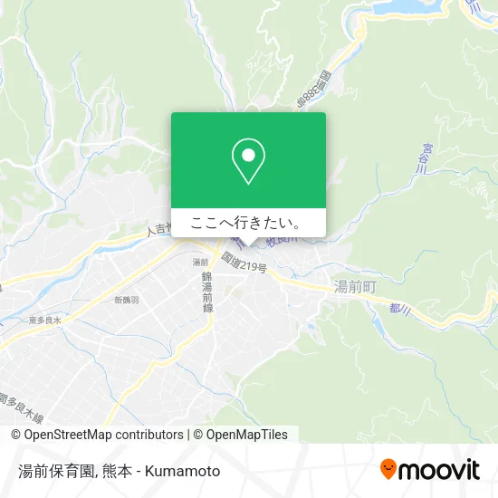 湯前保育園地図