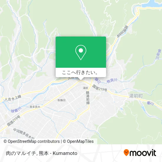 肉のマルイチ地図