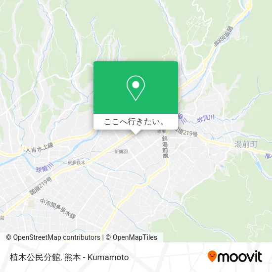植木公民分館地図